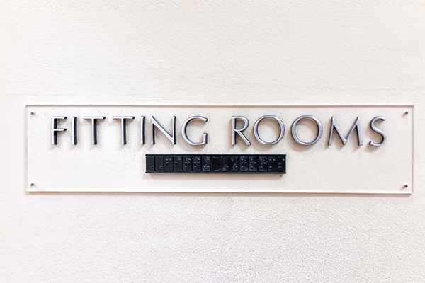 Fitting Room Custom ADA Sign