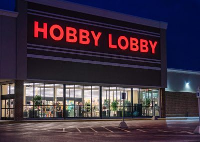 Hobby Lobby Outdoor Lighted Business Signs