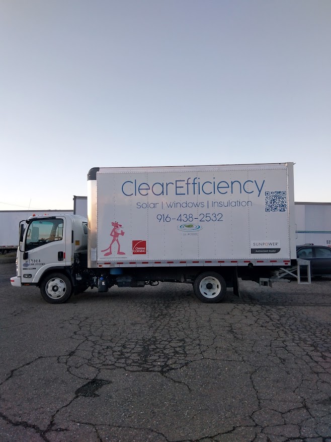 Truck wrap for clear efficiency in Folsom, CA